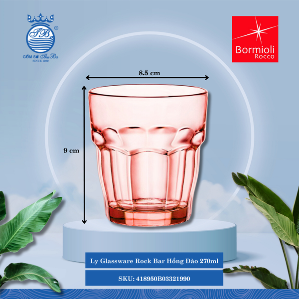 Ly Rock Bar (Nhiều Màu) Bormioli Rocco Thủy Tinh