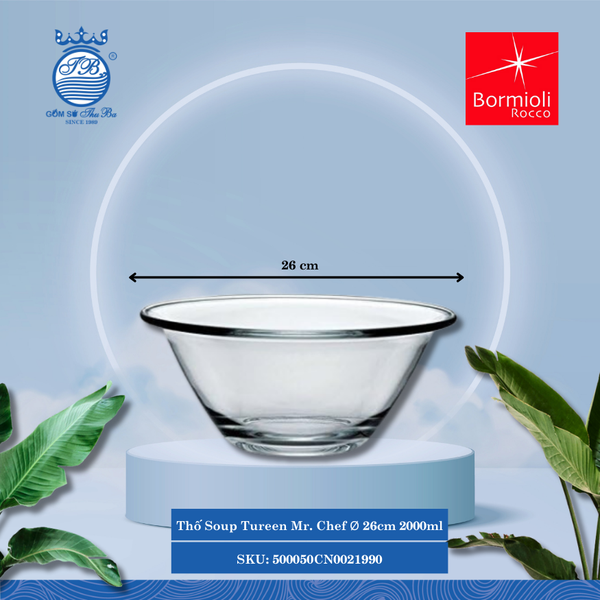 Thố Mr. Chef Bormioli Rocco Thủy Tinh