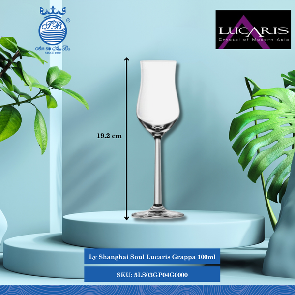 Ly Grappa Shanghai Soul 110ml Cao: 19.2cm 24 Cái/Thùng 6 Cái/Hộp Ocean Thủy Tinh 5LS03GP04G0000