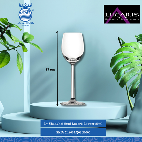 Ly Lique Shanghai Soul 100ml Cao: 17cm 24 Cái/Thùng 6 Cái/Hộp Ocean Thủy Tinh 5LS03LQ03G0000