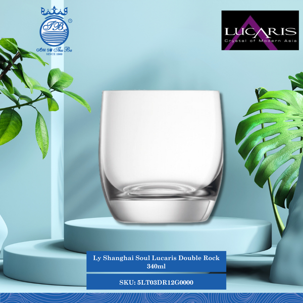 Ly Double Rock Shanghai Soul 340ml 24 Cái/Thùng 6 Cái/Hộp Ocean Thủy Tinh 5LT03DR12G0000