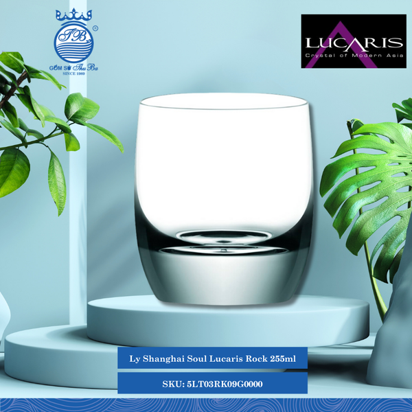 Ly Rock Shanghai Soul 255ml 24 Cái/Thùng 6 Cái/Hộp Ocean Thủy Tinh 5LT03RK09G0000