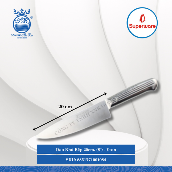 Dao Nhà Bếp Eton (Nhiều Size) Superware Inox