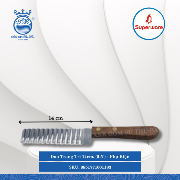 Dao Trang Trí (Nhiều Size) Superware Inox