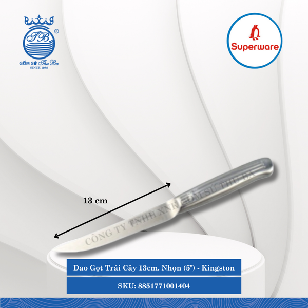 Dao Gọt Trái Cây Kingston (Nhiều Size) Superware Inox