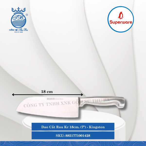 Dao Cắt Rau 18Cm (7") Kingston (Nhiều Loại) Superware Inox