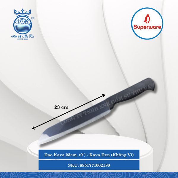 Dao Kava Đen (Không Vỉ) (Nhiều Size) Superware Inox