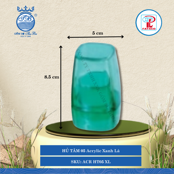 HŨ TĂM HT 05 Acrylic (Nhiều Màu) Fataco Nhựa