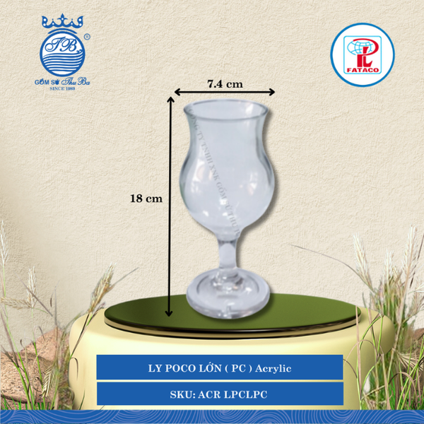 Ly Poco Acrylic (Nhiều Size) Fataco Nhựa