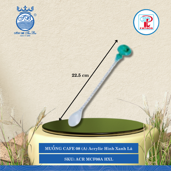 Muỗng Cà Phê 08 (A) Acrylic (Nhiều Màu) Fataco Nhựa