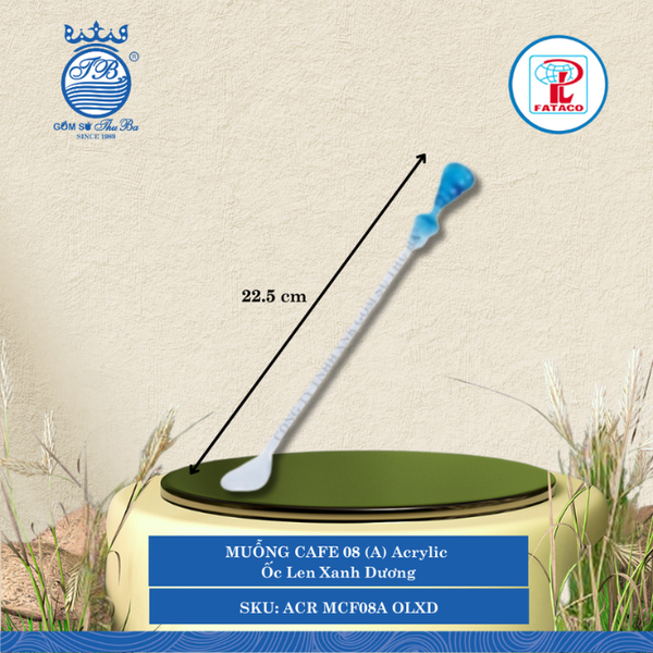 Muỗng Cà Phê 08 (A) Acrylic (Nhiều Màu) Fataco Nhựa