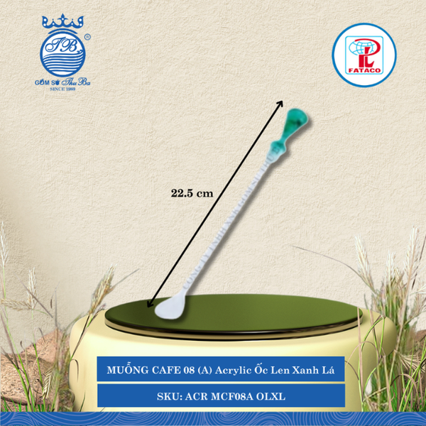 Muỗng Cà Phê 08 (A) Acrylic (Nhiều Màu) Fataco Nhựa