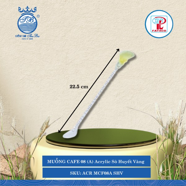 Muỗng Cà Phê 08 (A) Acrylic (Nhiều Màu) Fataco Nhựa