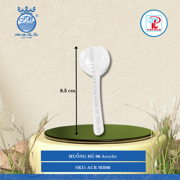 Muỗng Hủ Acrylic (Nhiều Loại) Fataco Nhựa
