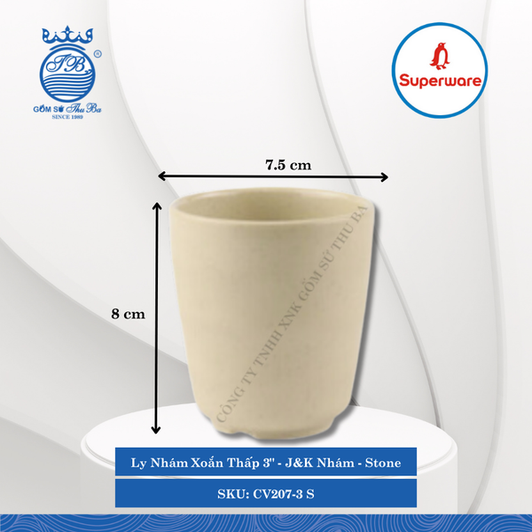 Ly Nhám Xoắn J&K Nhám Stone (Nhiều Loại) Superware Nhựa