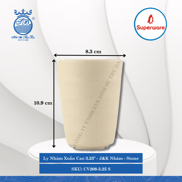 Ly Nhám Xoắn J&K Nhám Stone (Nhiều Loại) Superware Nhựa