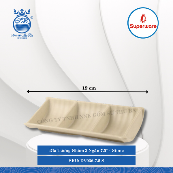 Dĩa Tương Nhám J&K Nhám Stone (Nhiều Loại) Superware Nhựa