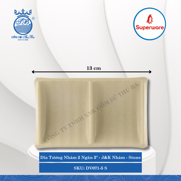 Dĩa Tương Nhám J&K Nhám Stone (Nhiều Loại) Superware Nhựa