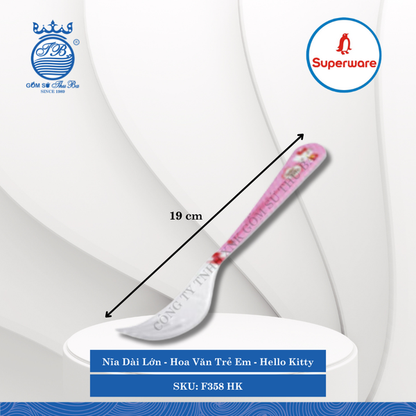 Nĩa Dài Hello Kitty (Nhiều Loại) Superware Nhựa
