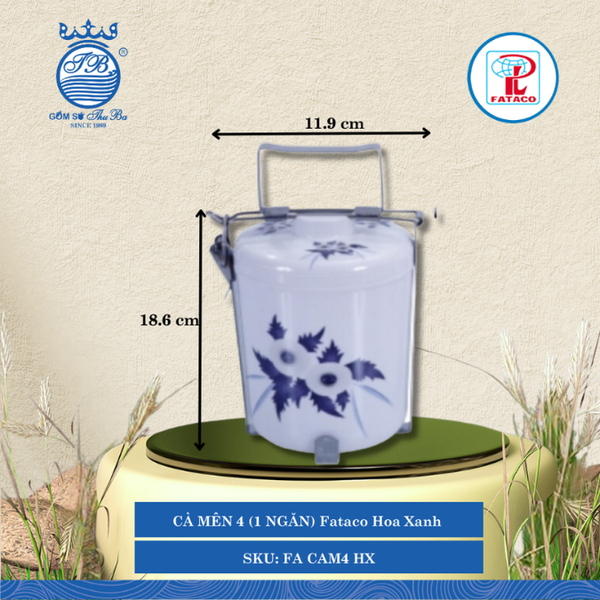 Cà Mên 1 Ngăn Fataco (Nhiều Loại, Nhiều Màu) Nhựa