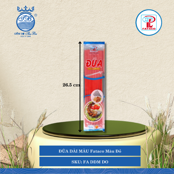 Đũa Dài Màu Fataco (Nhiều Màu) Nhựa