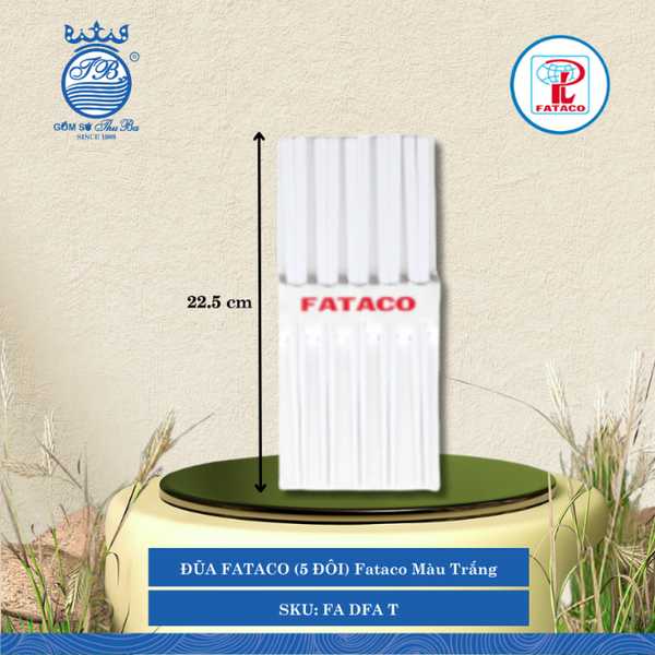 Đũa (5 Đôi) Fataco (Nhiều Màu) Nhựa