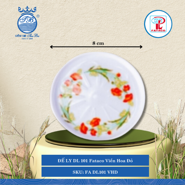 Đế Ly 101 Fataco (Nhiều Hình) Nhựa