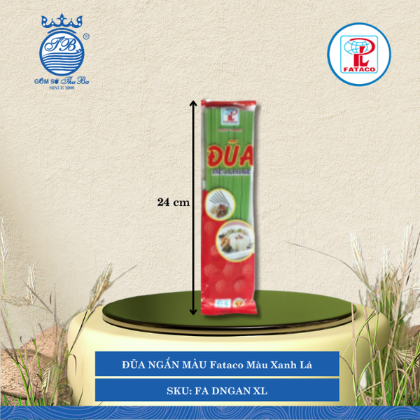 Đũa Ngắn Màu Fataco (Nhiều Màu) Nhựa