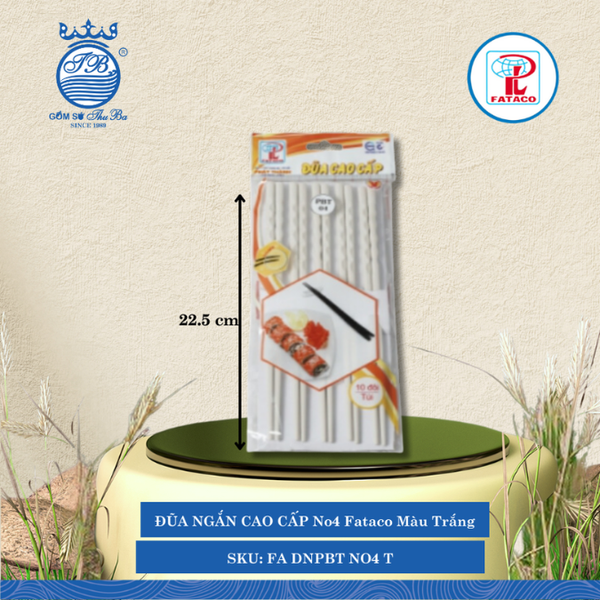 Đũa Ngắn Cao Cấp (No4, No5, No6, No7) Fataco (Nhiều Size, Nhiều Màu, Nhiều Kiểu) Nhựa