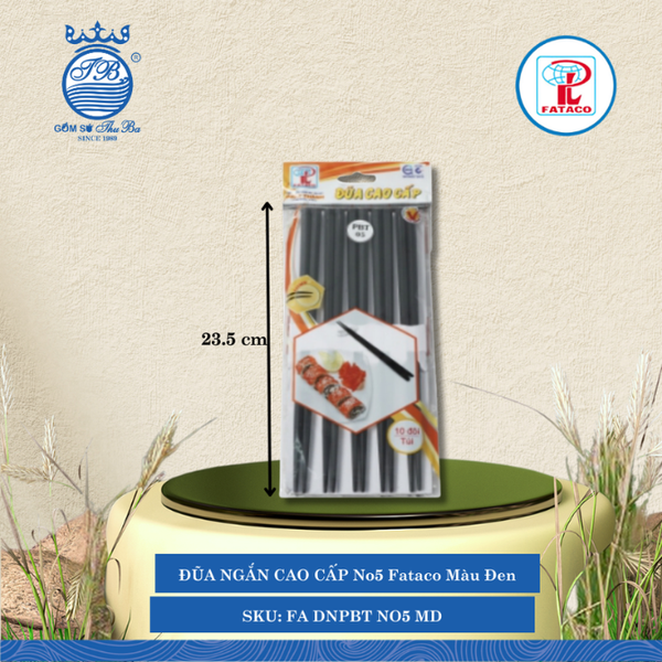 Đũa Ngắn Cao Cấp (No4, No5, No6, No7) Fataco (Nhiều Size, Nhiều Màu, Nhiều Kiểu) Nhựa