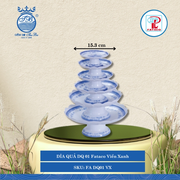 Dĩa Qủa DQ 00, 01, 02, 03, 04, 05 Fataco (Nhiều Size, Nhiều Hình) Nhựa