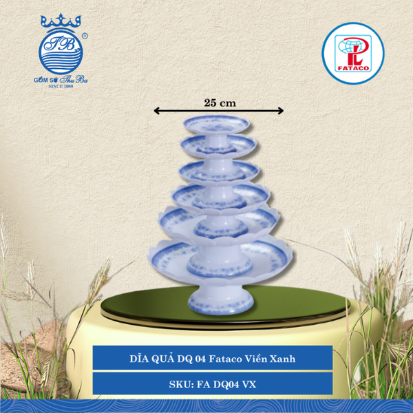 Dĩa Qủa DQ 00, 01, 02, 03, 04, 05 Fataco (Nhiều Size, Nhiều Hình) Nhựa