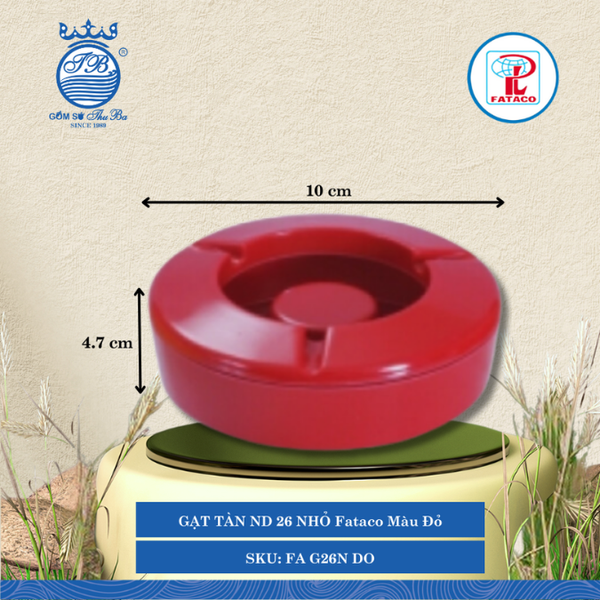 Gạt Tàn ND 26 Fataco (Nhiều Size, Nhiều Màu) Nhựa