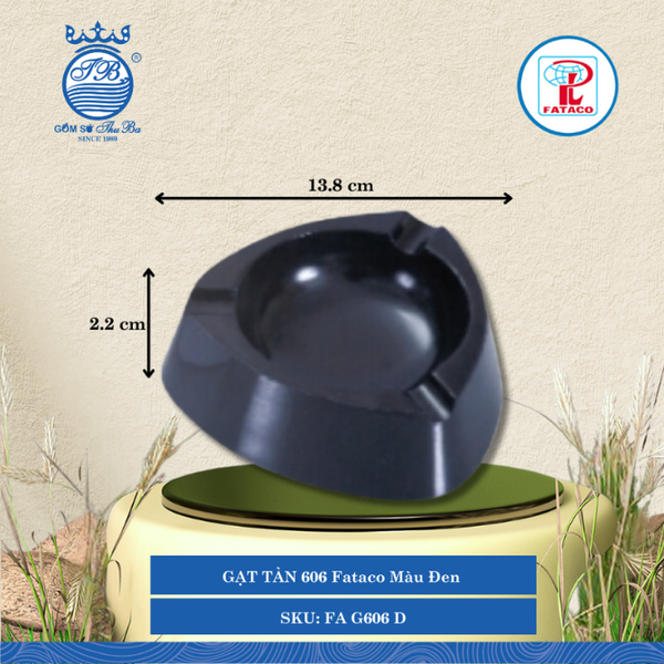 Gạt Tàn 606 Fataco (Nhiều Màu) Nhựa