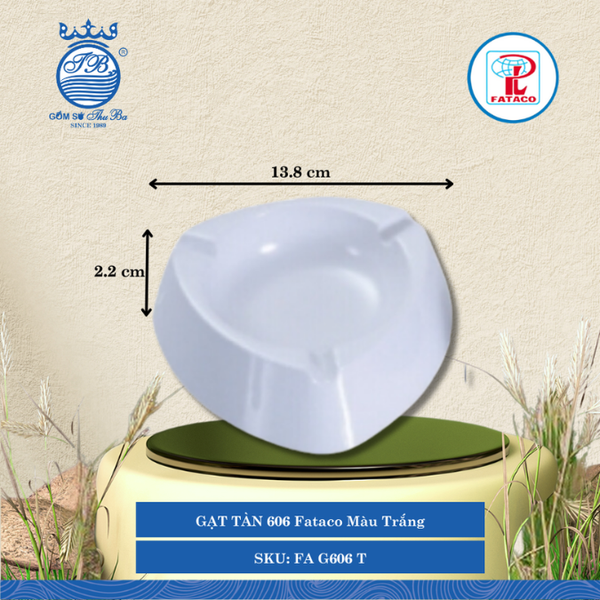 Gạt Tàn 606 Fataco (Nhiều Màu) Nhựa