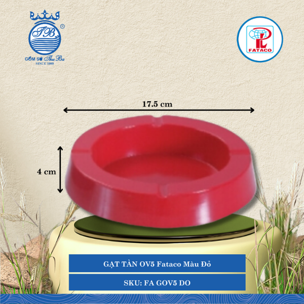 Gạt Tàn OV5 Fataco (Nhiều Màu) Nhựa