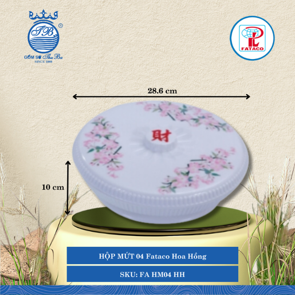 Hộp Mứt 04 Fataco (Nhiều Màu) Nhựa