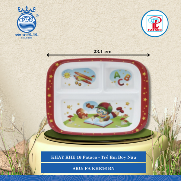 Khay Khe 16 KHE 16 Fataco Trẻ Em (Nhiều Hình) Nhựa