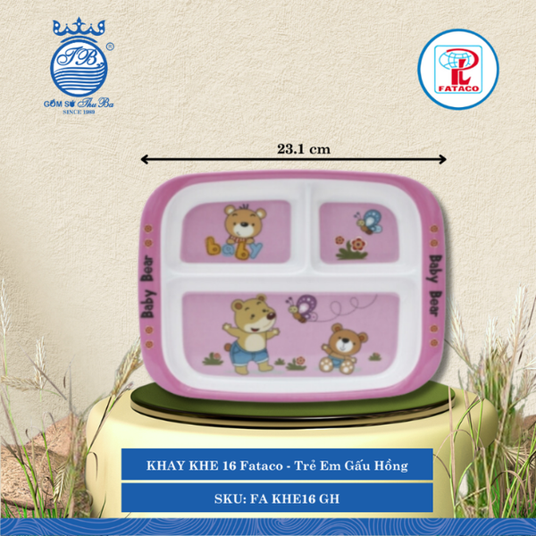 Khay Khe 16 KHE 16 Fataco Trẻ Em (Nhiều Hình) Nhựa