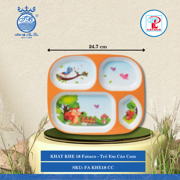 Khay Khe 18 KHE 18 Fataco Trẻ Em (Nhiều Hình) Nhựa