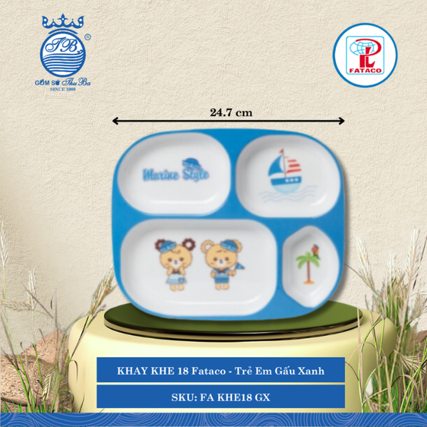 Khay Khe 18 KHE 18 Fataco Trẻ Em (Nhiều Hình) Nhựa