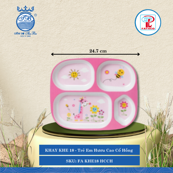 Khay Khe 18 KHE 18 Fataco Trẻ Em (Nhiều Hình) Nhựa