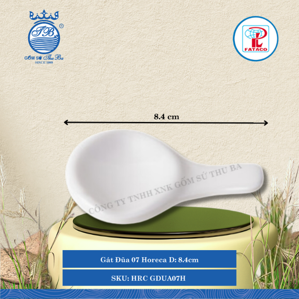 Gát Đũa 07 Horeca Dài: 8.4cm Rộng: 5.5cm Cao: 1cm Fataco Nhựa HRC GDUA07H