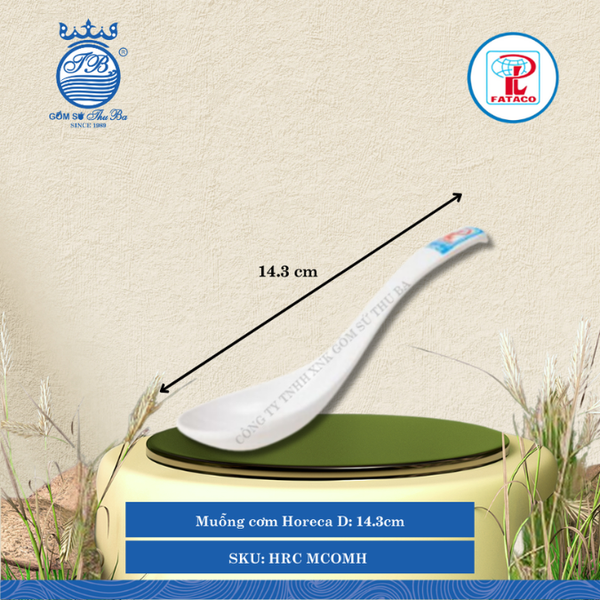 Muỗng cơm Horeca Dài: 14.3cm Rộng: 3.9cm Cao: 1.7cm Fataco Nhựa HRC MCOMH