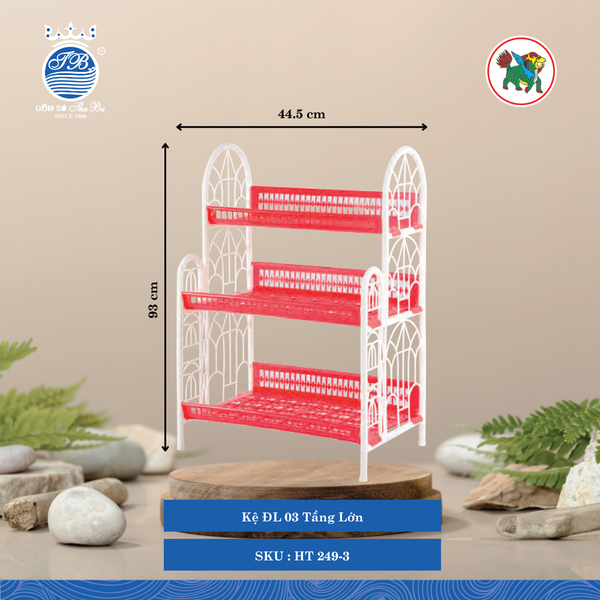 Kệ ĐL Lớn (Nhiều Loại, Giao Màu Ngẫu Nhiên) Hiệp Thành Nhựa