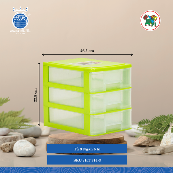 Tủ Nhí Nhiều Ngăn (Nhiều Size, Giao Màu Ngẫu Nhiên) Hiệp Thành Nhựa