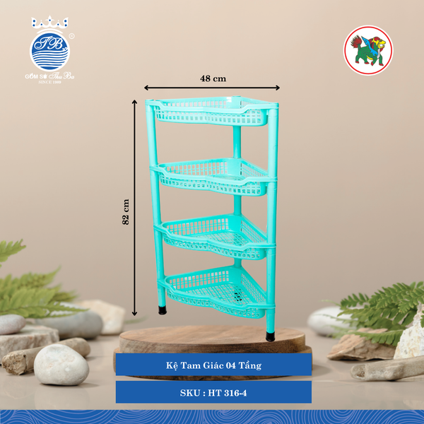 Kệ Tam Giác (Nhiều Loại, Giao Màu Ngẫu Nhiên) Hiệp Thành Nhựa