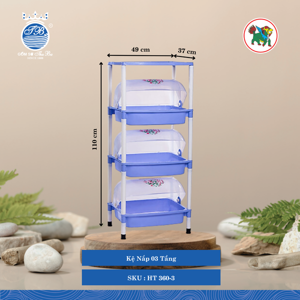 Kệ Nắp (Nhiều Loại, Giao Màu Ngẫu Nhiên) Hiệp Thành Nhựa