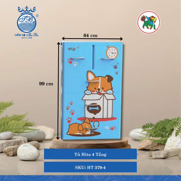 Tủ Hita Nhiều Tầng (Nhiều Size, Giao Hình, Màu Ngẫu Nhiên) Hiệp Thành Nhựa