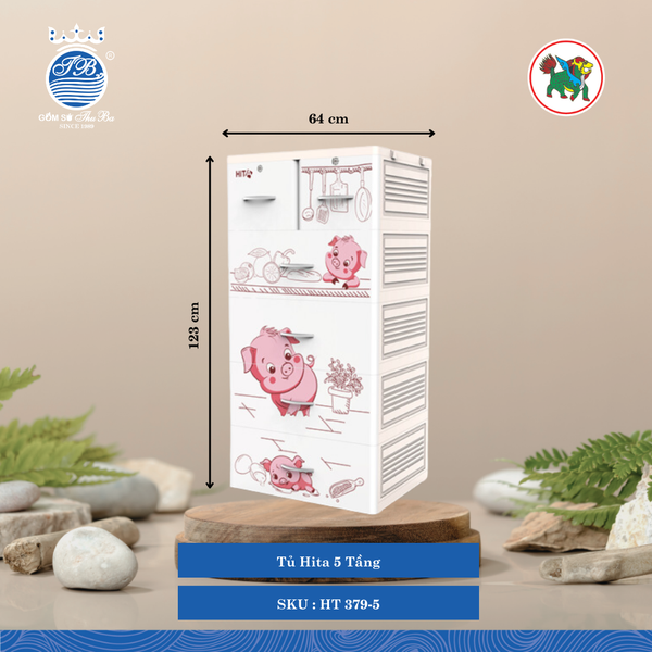 Tủ Hita Nhiều Tầng (Nhiều Size, Giao Hình, Màu Ngẫu Nhiên) Hiệp Thành Nhựa